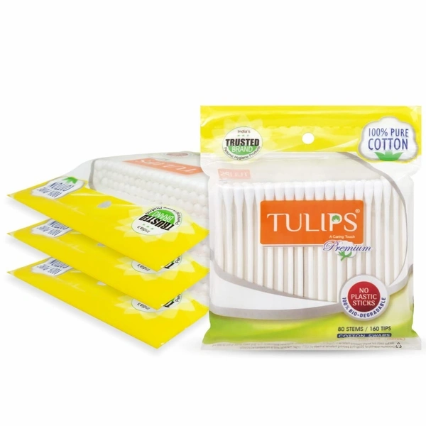 Tulip Ear Cleaning Buds 100pcs 200 Swabs