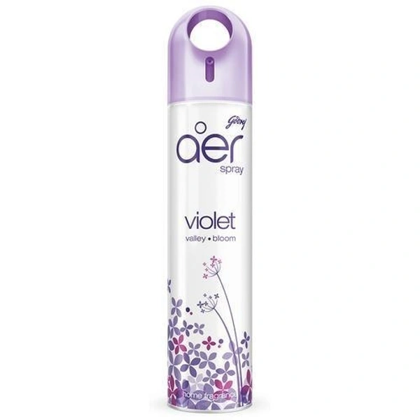 Godrej Aer Room Freshner Violet 220ml Elegant Violet Fragrance For A Soothing And Long-Lasting Freshness