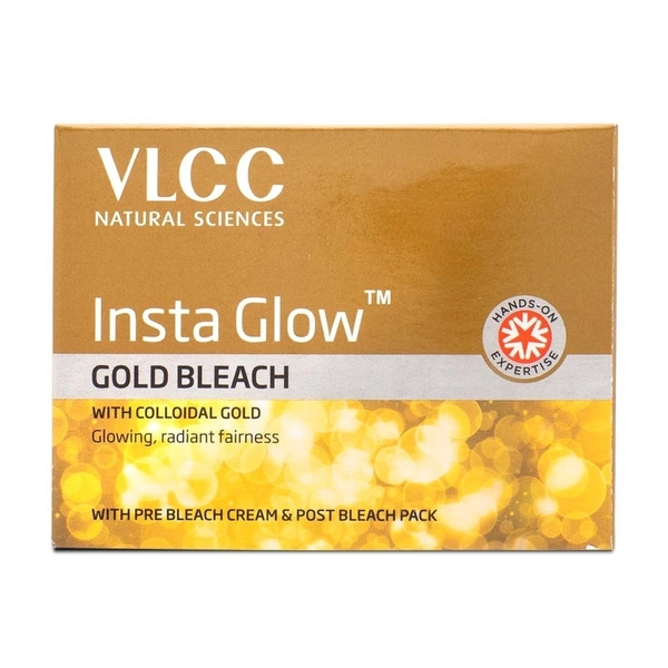 VLCC InstaGLow Gold Face Bleach Cream 30gms