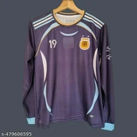"Own a piece of history with Messi’s Argentina No. 19 jersey—his early national team days captured in a classic design. Premium fabric, authentic look, and perfect for die-hard fans. COD & fast shipping across India!" - Black, XXL