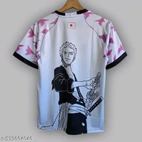 "Fuse football with anime in this Japan jersey featuring Zoro from One Piece. Bold graphics, premium fabric, and a unique tribute to both samurai spirit and soccer passion. Perfect for anime lovers and fans alike. COD & pan-India delivery!" - Black, M