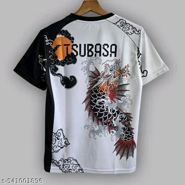 "Strike with style in this Japan jersey featuring a katana and swordfish design. A fusion of tradition and streetwear, crafted for comfort and statement. Premium fabric, eye-catching print—perfect for anime and football fans!" - Black, M