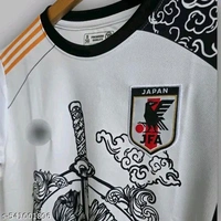 "Strike with style in this Japan jersey featuring a katana and swordfish design. A fusion of tradition and streetwear, crafted for comfort and statement. Premium fabric, eye-catching print—perfect for anime and football fans!" - Black, M