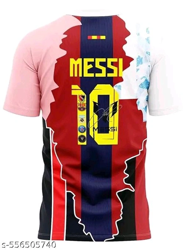 Messi Tribute Multi-Club Jersey
Celebrate Lionel Messi’s legendary journey with this bold, colorful jersey featuring Argentina, Barcelona, PSG, Inter Miami, and more. Iconic number 10 and Messi signature print on the back. A must-have for fans! - Black, XXL