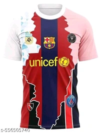 Messi Tribute Multi-Club Jersey
Celebrate Lionel Messi’s legendary journey with this bold, colorful jersey featuring Argentina, Barcelona, PSG, Inter Miami, and more. Iconic number 10 and Messi signature print on the back. A must-have for fans! - Black, XXL