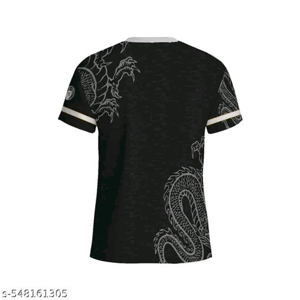 Real Madrid Dragon Edition Jersey
Bold black jersey featuring an intricate dragon design with Real Madrid's iconic crest and Fly Emirates branding. A unique blend of tradition and power—perfect for fans who want to stand out in style. - Black, L