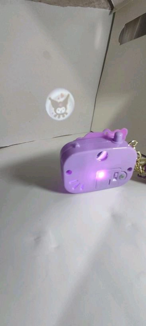 My Melody Projector Keychain | Cute Camera Shape Light Keychain for Girls - Free size