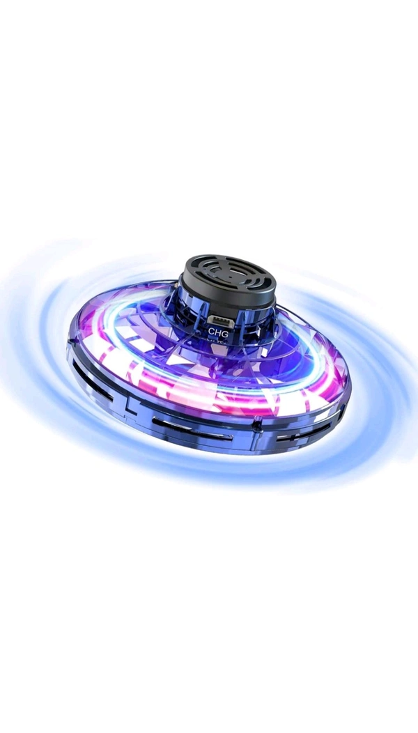 Flying Spinner LED Toy - Blue