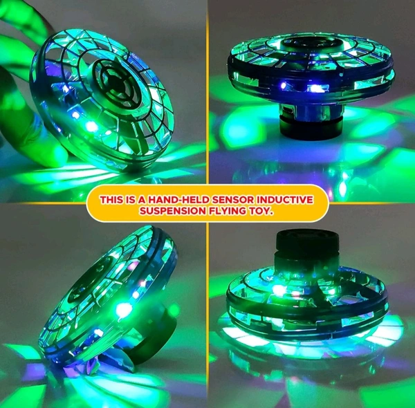 Flying Spinner LED Toy - Blue