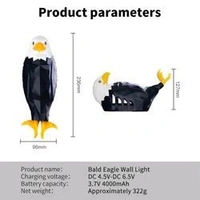 Eagle Wall LAMP  - Black
