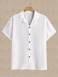 Old Money Aesthetic Half Sleeve Shirt. Set Of 3 - White, S