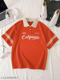 Oversized Polo T Shirts  - White, XXL