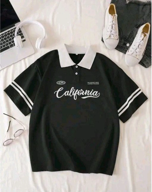 Oversized Polo T Shirts  - White, XXL