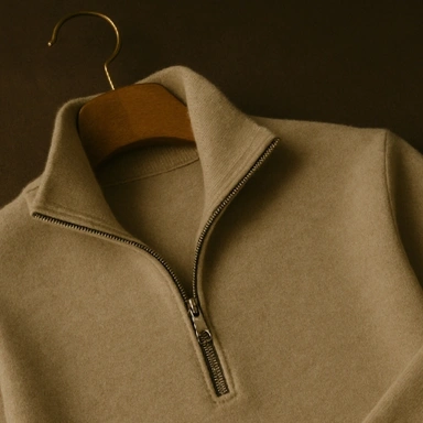 Aesthetic Polo Zipper T Shirts.