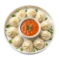 CHICKEN MOMOS (SIX PIECE)