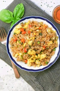 EGGS FRIED RICE (HALF PLATE 1 EGGS)