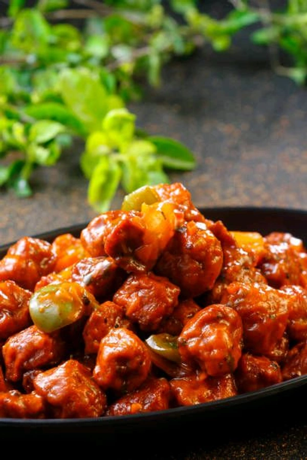 SOYA CHILLI MANCHURIAN 🌶️(HALF PLATE)