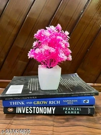 great and attractive look artificial plant for home office - Blue