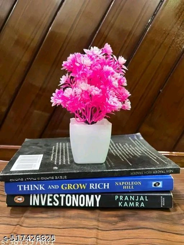 great and attractive look artificial plant for home office - Blue