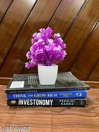 great and attractive look artificial plant for home office - Blue