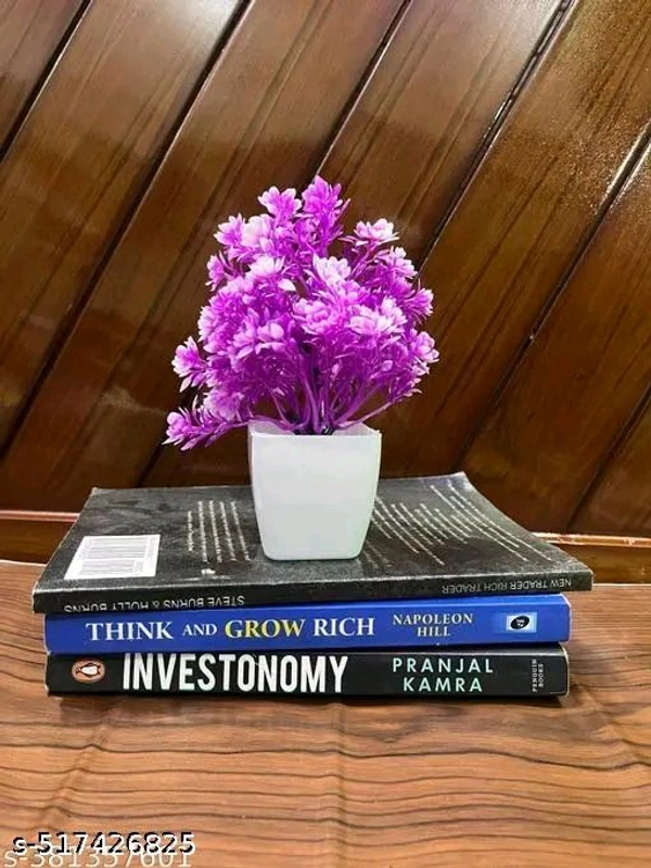 great and attractive look artificial plant for home office - Blue