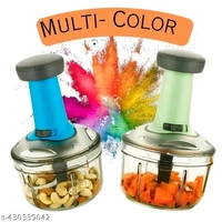 tysol 1000 ML Handy Push Chopper Vegetable & Fruit Cutter, Special Cutter for Onion Chop