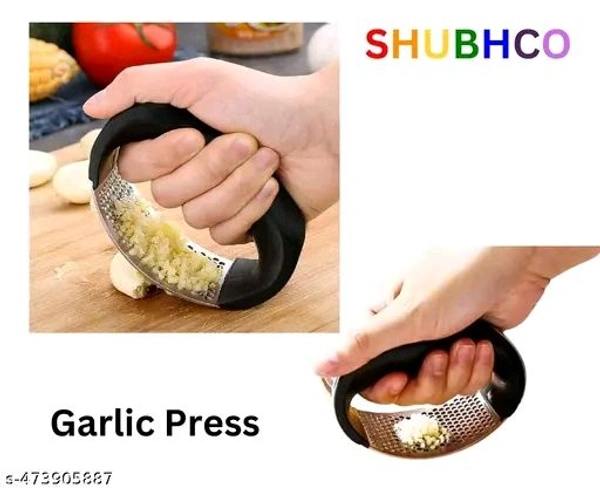 Urban Tech  *Fancy Garlic Presses*
Material: Stainless Steel
Type: Rolling
Product Breadth: 10 Cm
Product Height: 10 Cm
Product Length: 10 Cm
Net Quantity (N): Multipack
