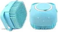 🐶🛁 Pet Massage Bath Brush – 2-in-1 Shampoo Dispenser & Grooming Tool 🛁🐾 - Blue, Green