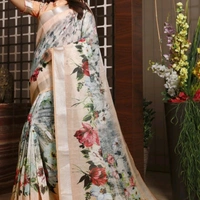 Chitralekha Linen Sarees