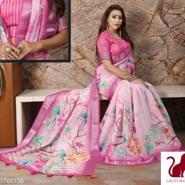 Chitralekha Linen Sarees