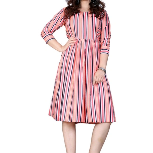 Pretty latest Women Crepe dress - M, Mention the colour below address when u order