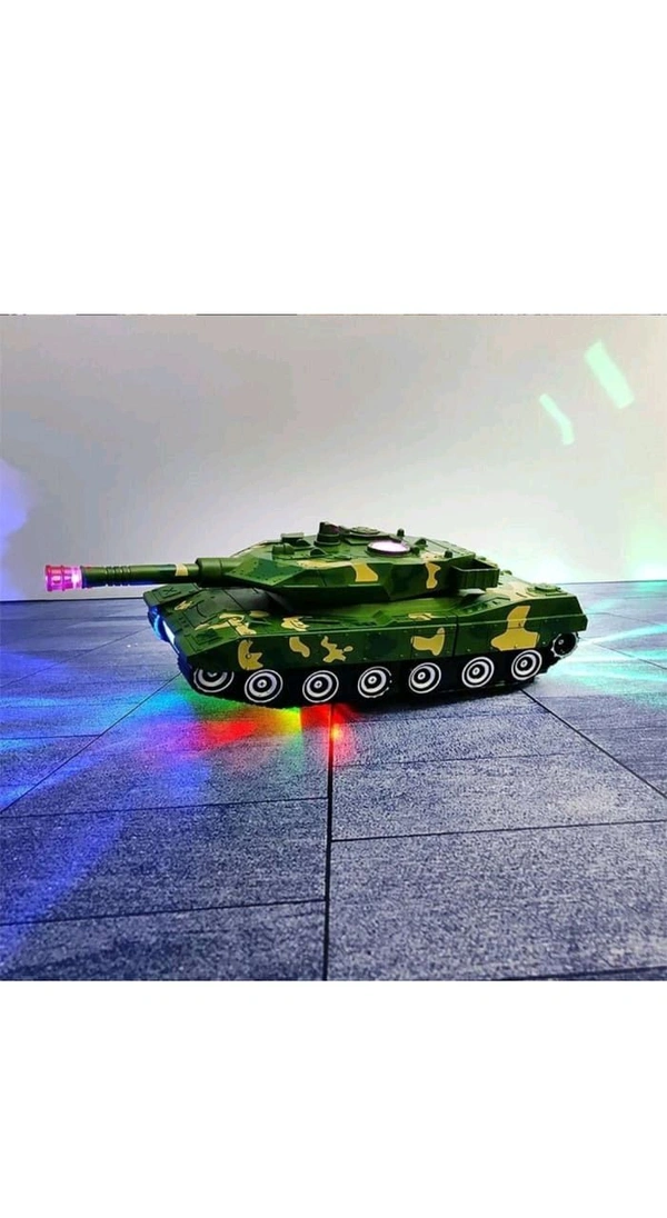 Tank Robot Smart Toy – Lights & Music ke Saath (Kids ke liye) - 10cm