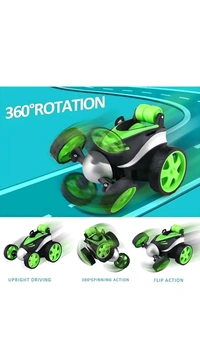 Rechargeable Stunt Remote Control Car  - 12×10×10 CM