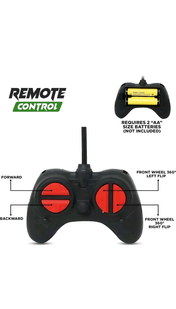 Rechargeable Stunt Remote Control Car  - 12×10×10 CM