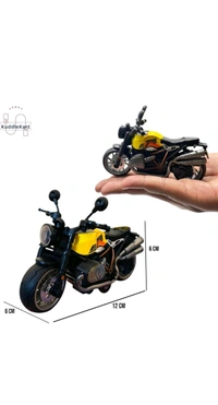 
Miniature Sports Bikel
 - 12×6×8 cm, Yellow-Black
