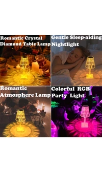 ✨ Crystal Clear Elegance — Ab Delhi ke Ghar Tak! 🏡💡
Stylish & Modern KolorFish Crystal Touch Lamp - 10.2×4.7 ×3.3