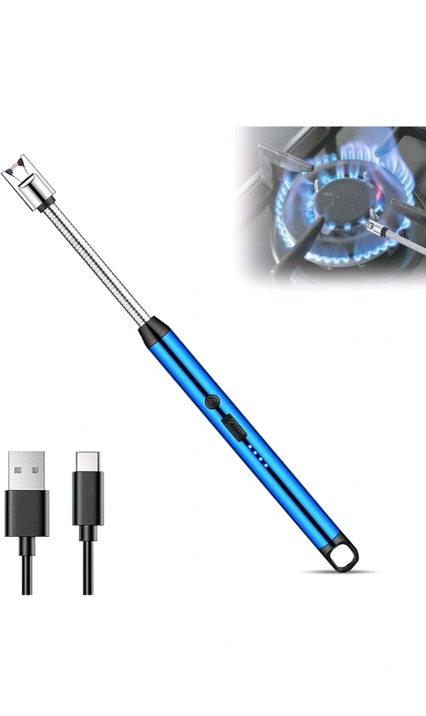 Rechargeable Electric Plasma Gas Lighter with Flexible Neck – USB Charging