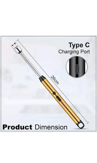 Rechargeable Electric Plasma Gas Lighter with Flexible Neck – USB Charging