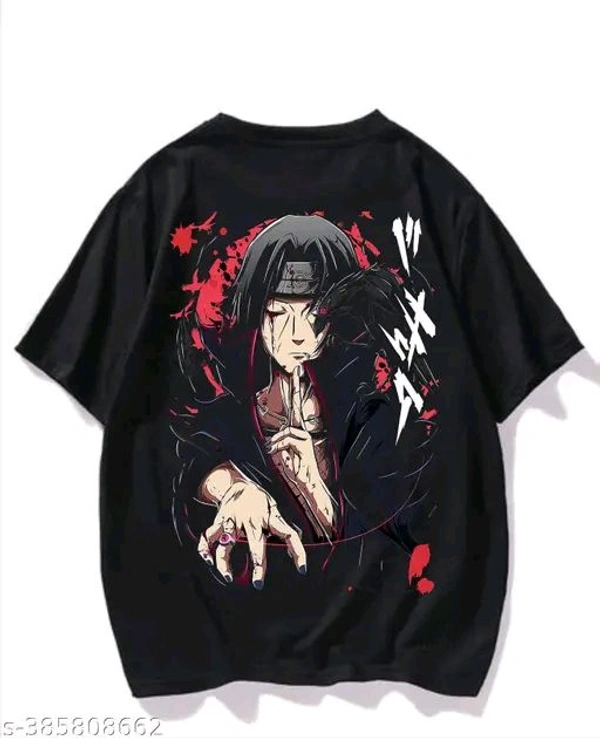 ZENTOR Anime Printed Oversized Shoulder Drop - S