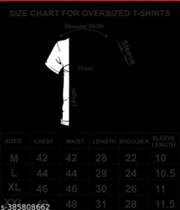 ZENTOR Anime Printed Oversized Shoulder Drop - XL
