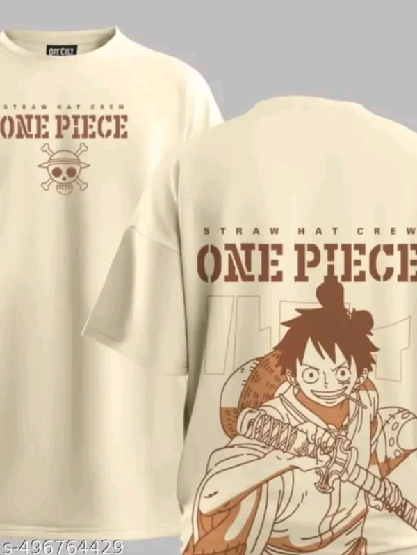Zentor Anime One Piece Oversized T Shirt - L