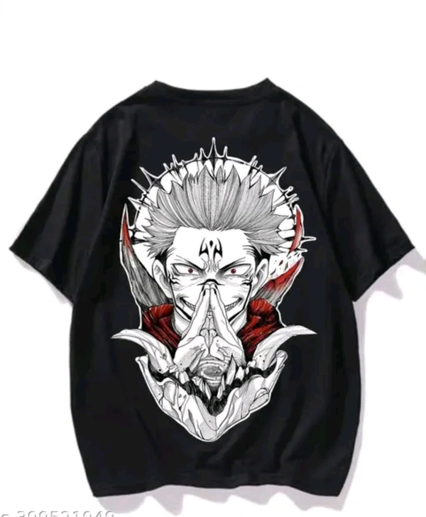 Zentor Anime Oversized Round Neck T Shirt - XXL