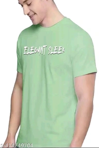 ZENTOR  Men's T Shirt Street Wear Funky Look - Emerald, Xl