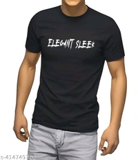 ZENTOR  Men's T Shirt Street Wear Funky Look - Black, L