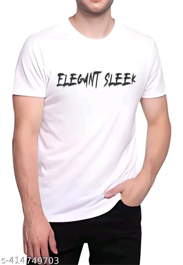 ZENTOR  Men's T Shirt Street Wear Funky Look - White, M
