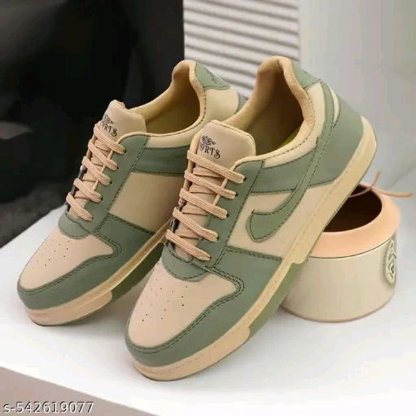 ZENTOR MANASTARK SOLID SNEAKERS  CASUAL SHOES FOR MEN  - IND-6