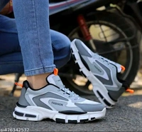ZENTOR Letest new trending casual white shoes,casual shoes for men casual shoes for men new retro shoes for men white sneakers magic shoes basket ball shoes running shoes walking shoe - IND-10, Martini