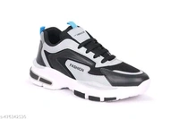 ZENTOR Letest new trending casual white shoes,casual shoes for men casual shoes for men new retro shoes for men white sneakers magic shoes basket ball shoes running shoes walking shoe - IND-6, Black