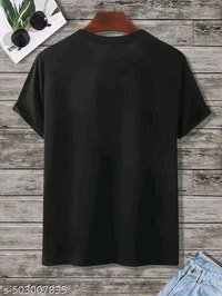 Zentor Cards Printed Men's Oversized T Shirt  - S, Black
