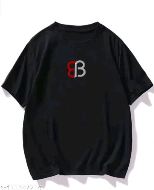 ZENTOR "ZENTOR" Oversize Anime Character Graphic Print Round Neck Black Cotton Blend Tshirt For Men - M